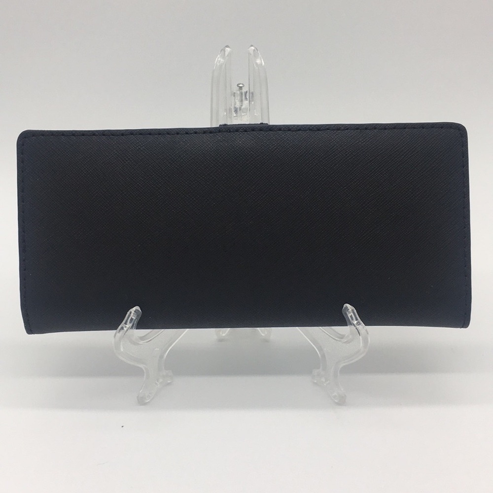 Michael Kors Jet Set Flat Slim Bifold Wallet Black - Picture 2 of 8